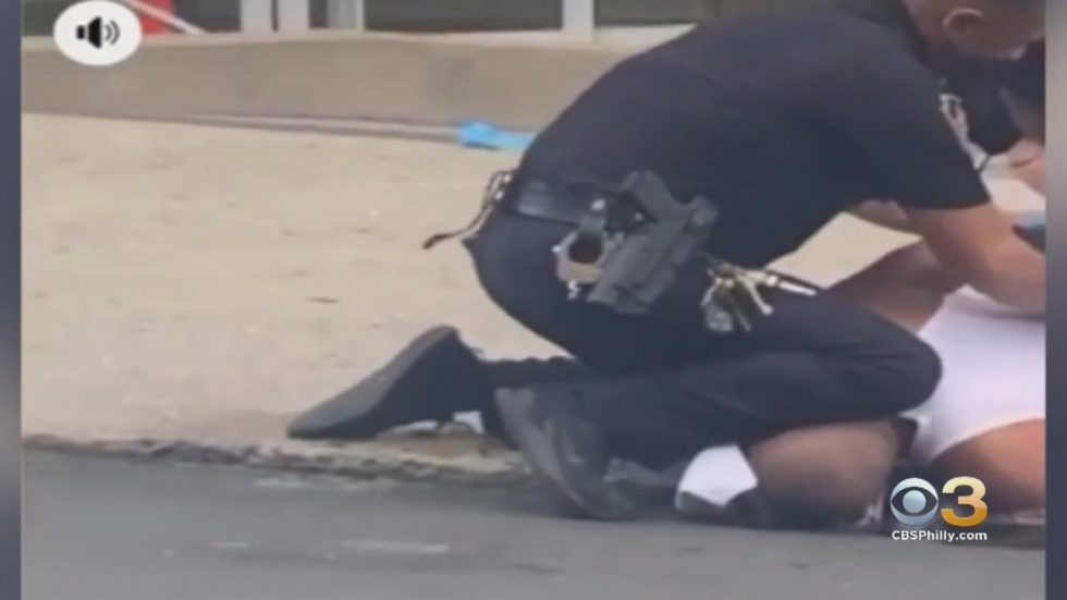 Examination in progress after video shows Allentown cop with his knee ...