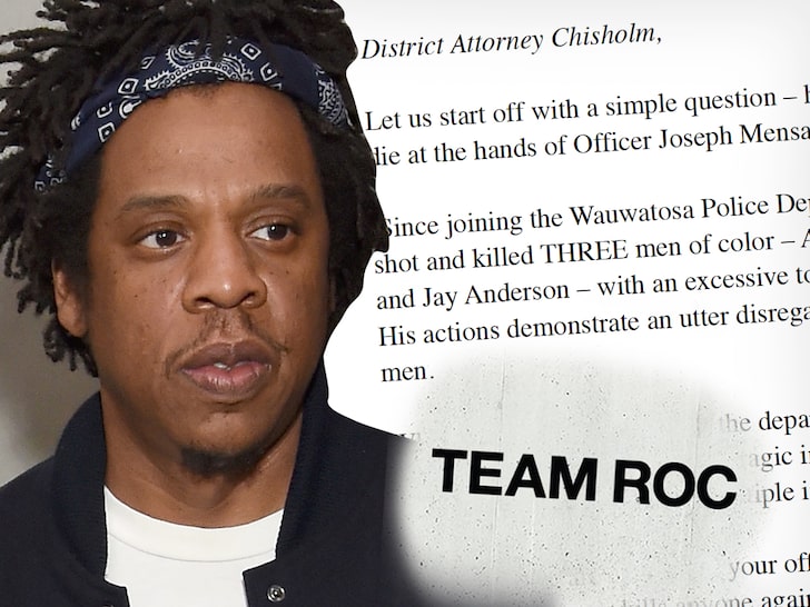 JAY-Z requests indictment of Wisconsin cop who's executed three individuals
