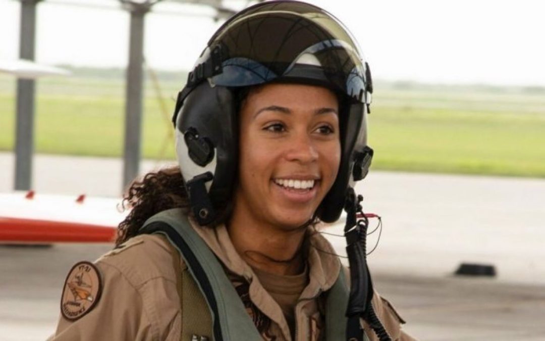 Naval officer turns out to be the first Black female tactical jet fighter pilot