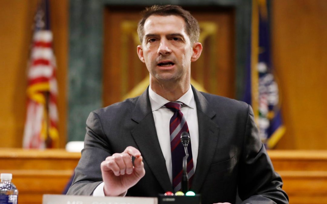 Sen. Tom Cotton faces massive criticism for necessary evil of slavery remarks