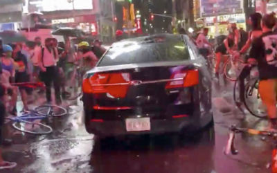 Car plows through Black Lives Matter protesters in Times Square