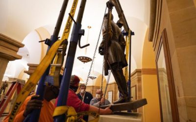 Statue of Robert E. Lee has been removed from U.S. Capitol