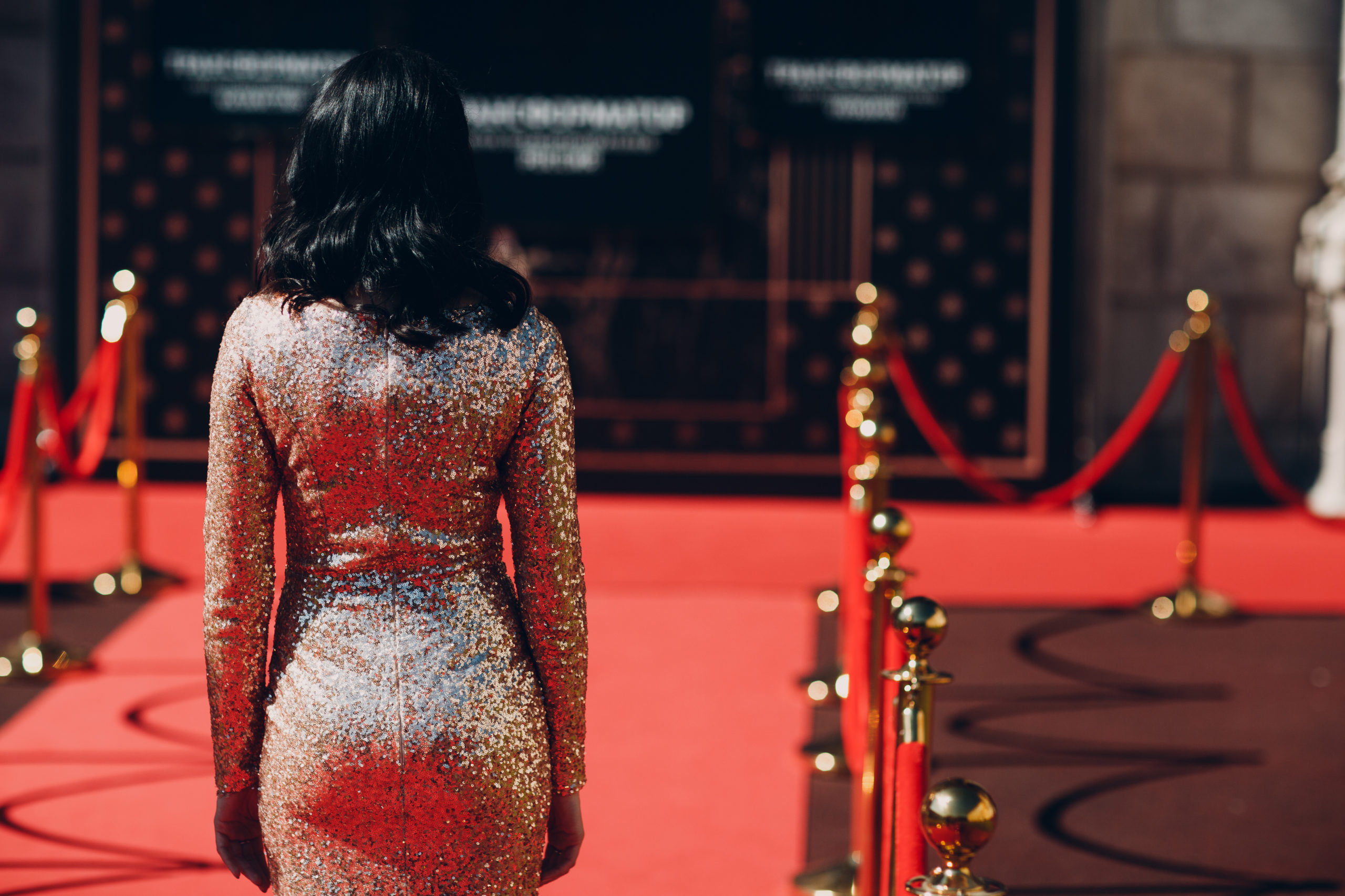 Photo Credit: Woman Luxurious Dress On Red Carpet