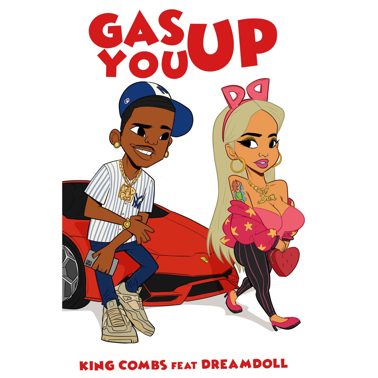 With "Gas You Up," King Combs teams up with DreamDoll.